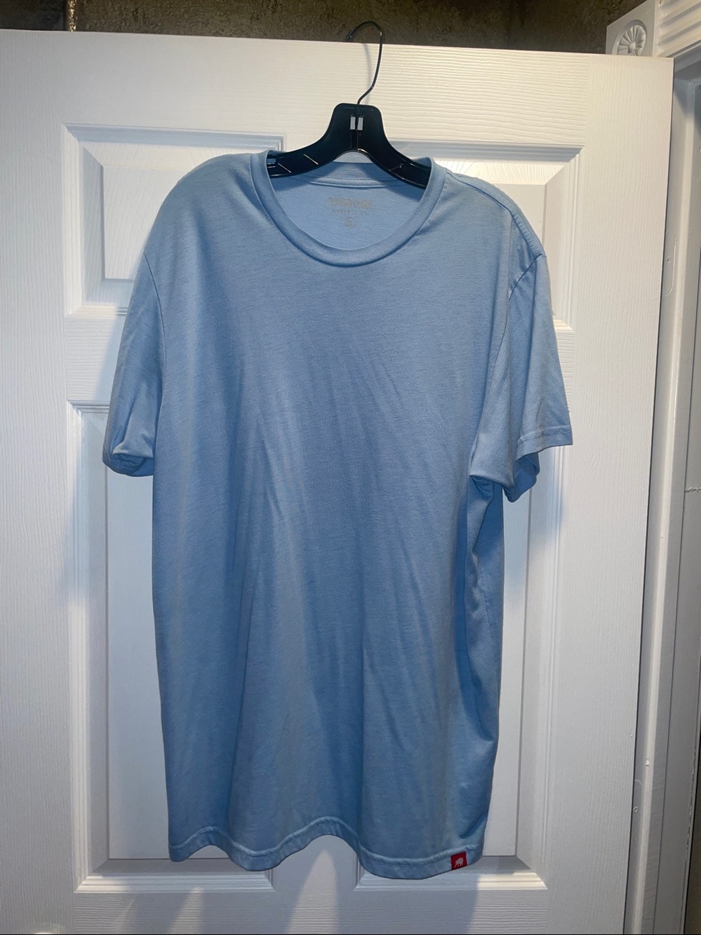 Classic Crew Neck Short Sleeve Tee - Light Blue